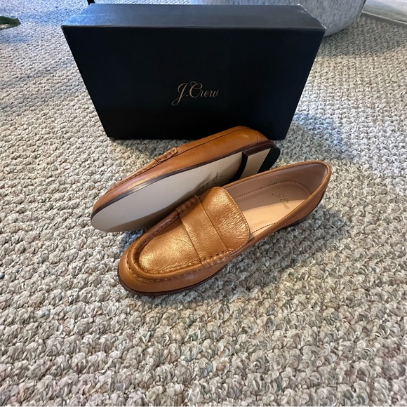JCrew Tan Saddle Loafer - Picture 3 of 3